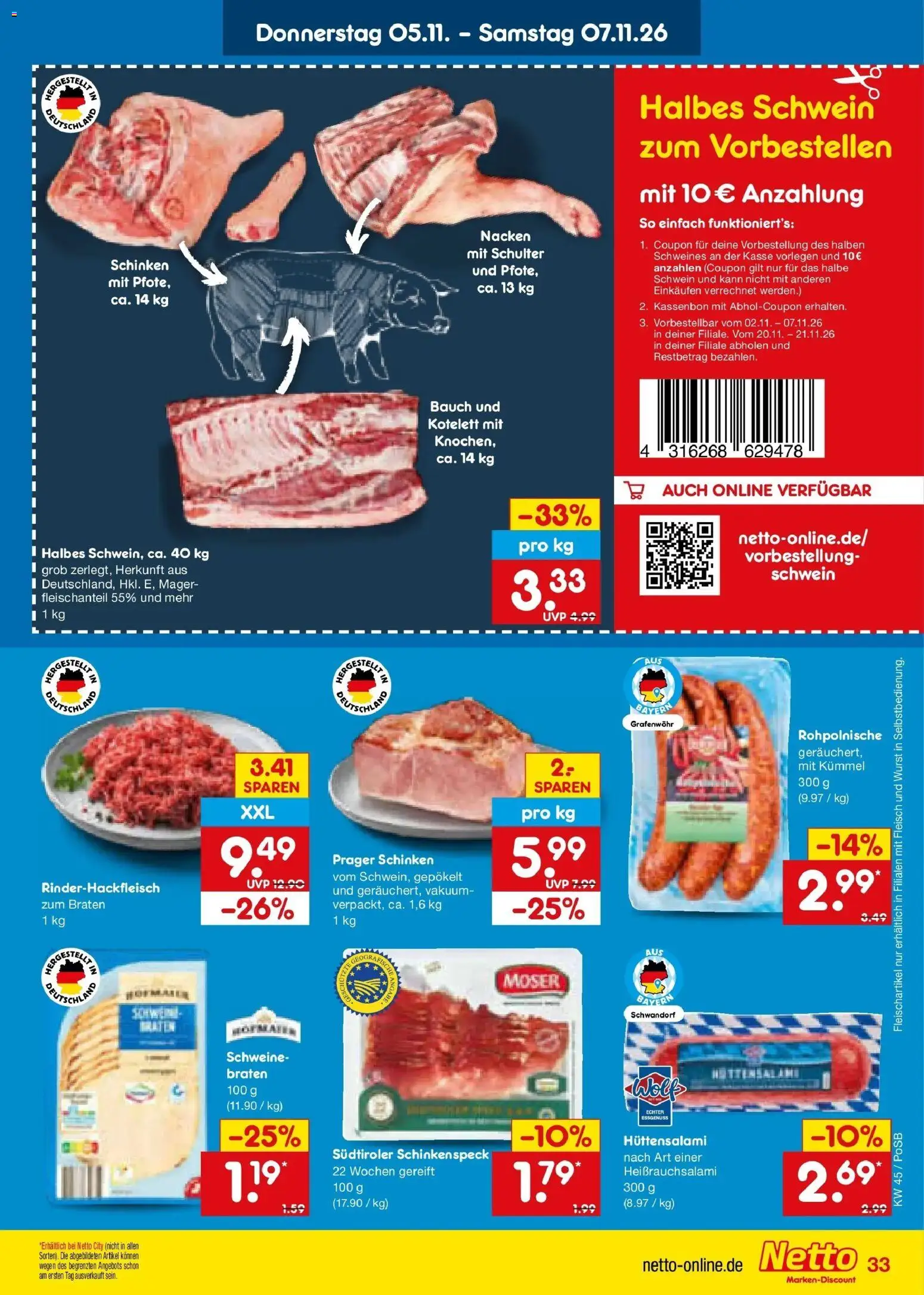 Vorschau von dem Prospekt des Geschäftes Netto Marken-Discount, gültig ab dem 02.11.2026