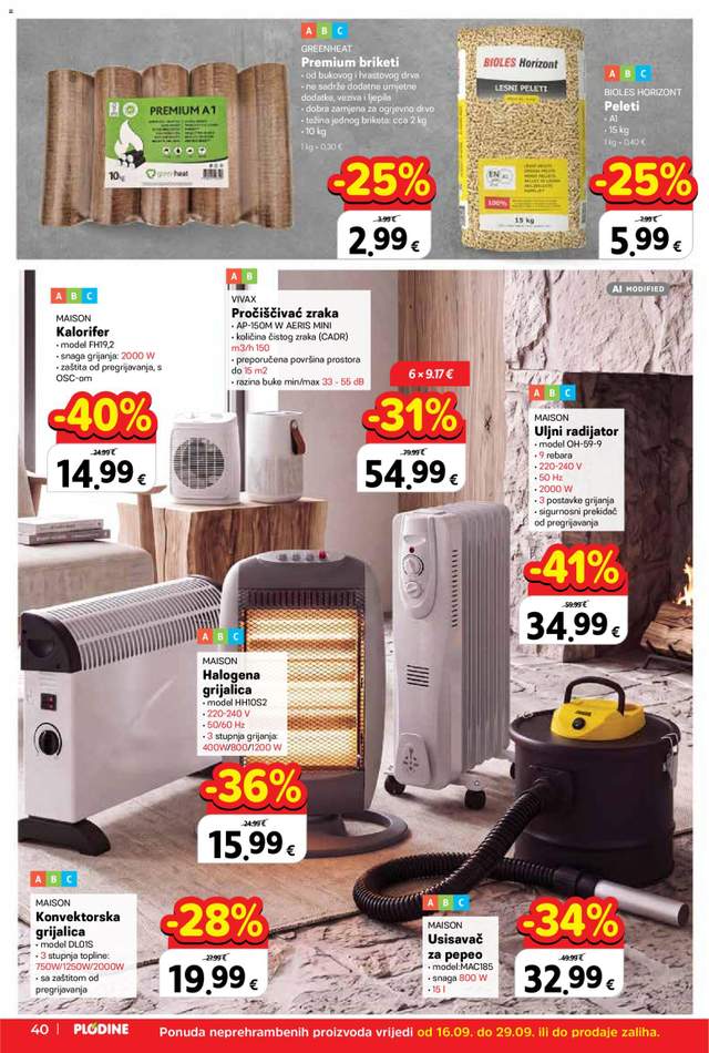 Novi Plodine katalog od 16.09.