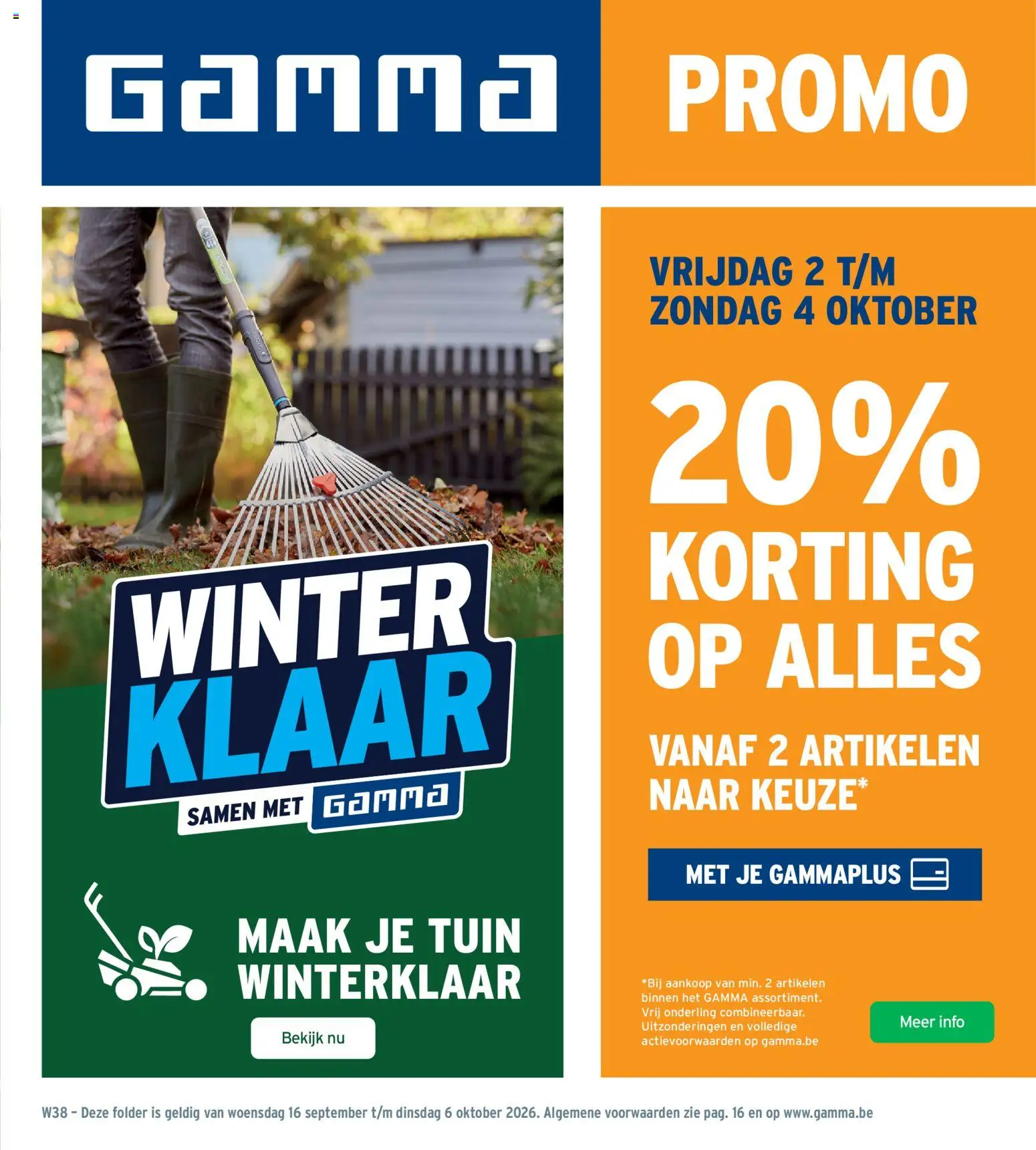 Voorbeeld van GAMMA Folder Promo van winkel GAMMA geldig vanaf 16/09/2026