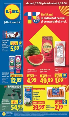 Previzualizarea de cataloage: Lidl Lidl Catalog valabil de la 22.06.2026