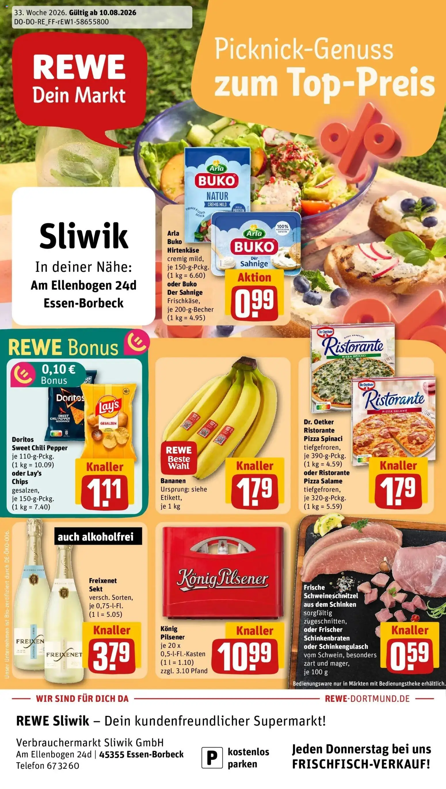 Vorschau von dem Prospekt des Geschäftes Rewe, gültig ab dem 10.08.2026