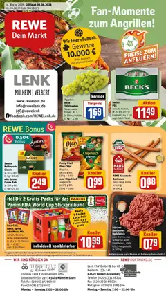 Vorschau von dem Prospekt des Geschäftes Rewe, gültig ab dem 08.06.2026