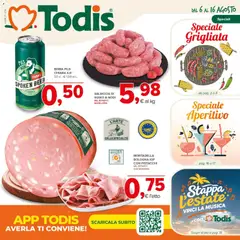 Anteprima dell'opuscolo Todis volantino Abruzzo - Marche - Molise dal negozio Todis valido da 06/08/2026