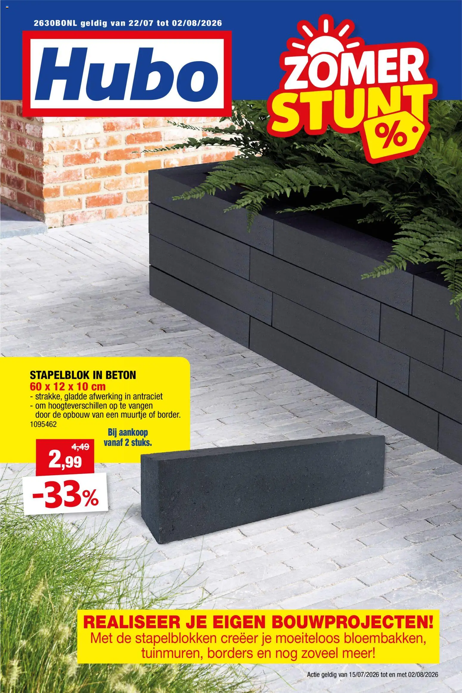 Voorbeeld van Hubo Folder van winkel Hubo geldig vanaf 22/07/2026