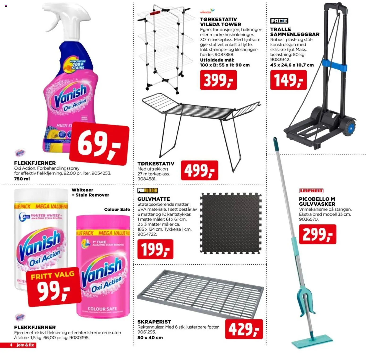 Forhåndsvis Jem & Fix kundeavis fra butikk Jem & Fix gyldig fra 20/09/2026