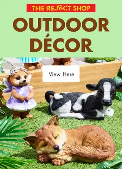 Preview of catalogue The Reject Shop Catalogue - Outdoor Décor from shop The Reject Shop valid 27/08/2026