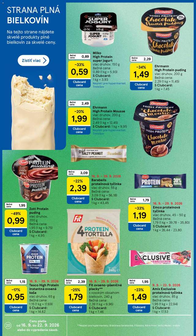 Nový Tesco leták od 16.09.