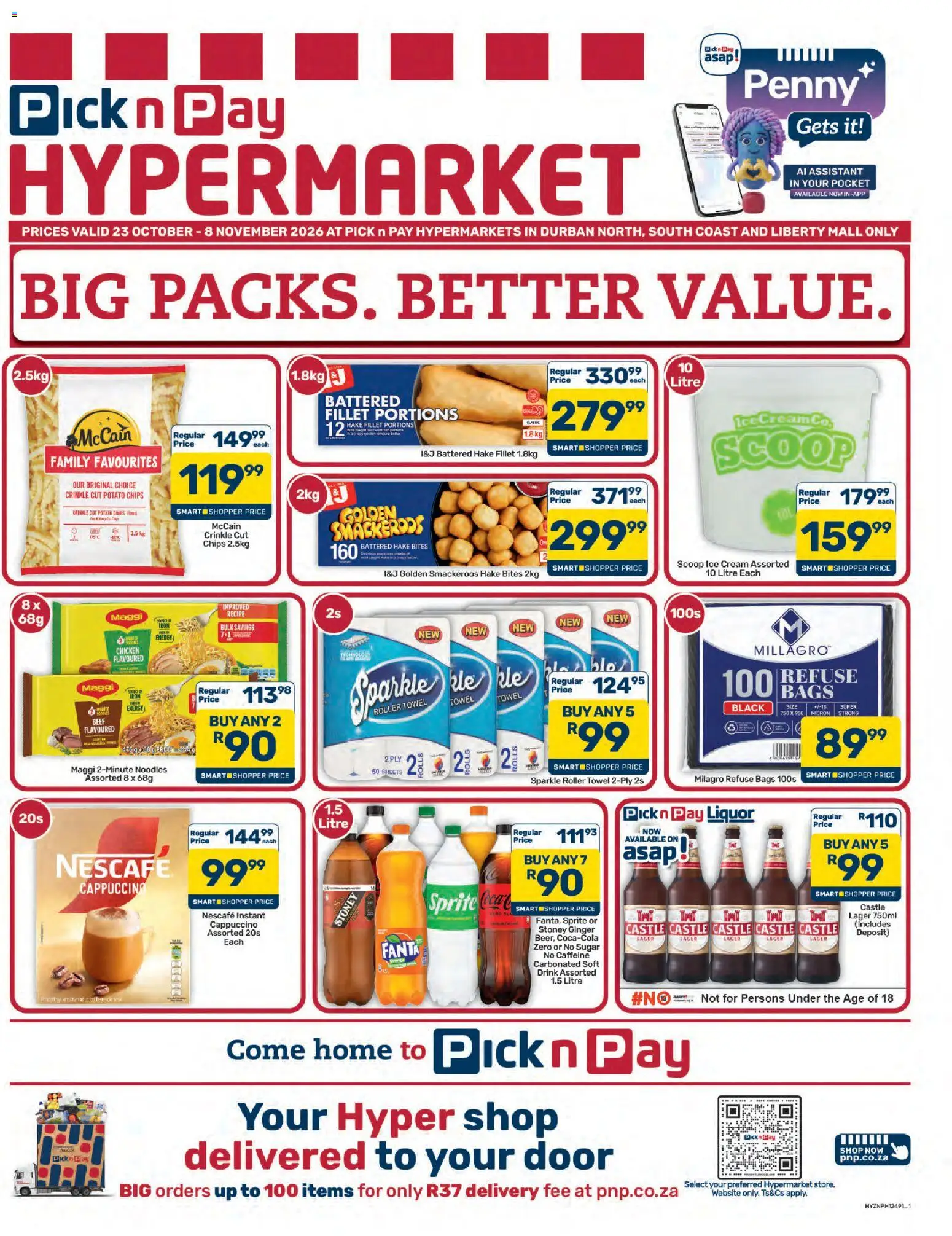 Preview of Pick n Pay flyer valid from 23/10/2026