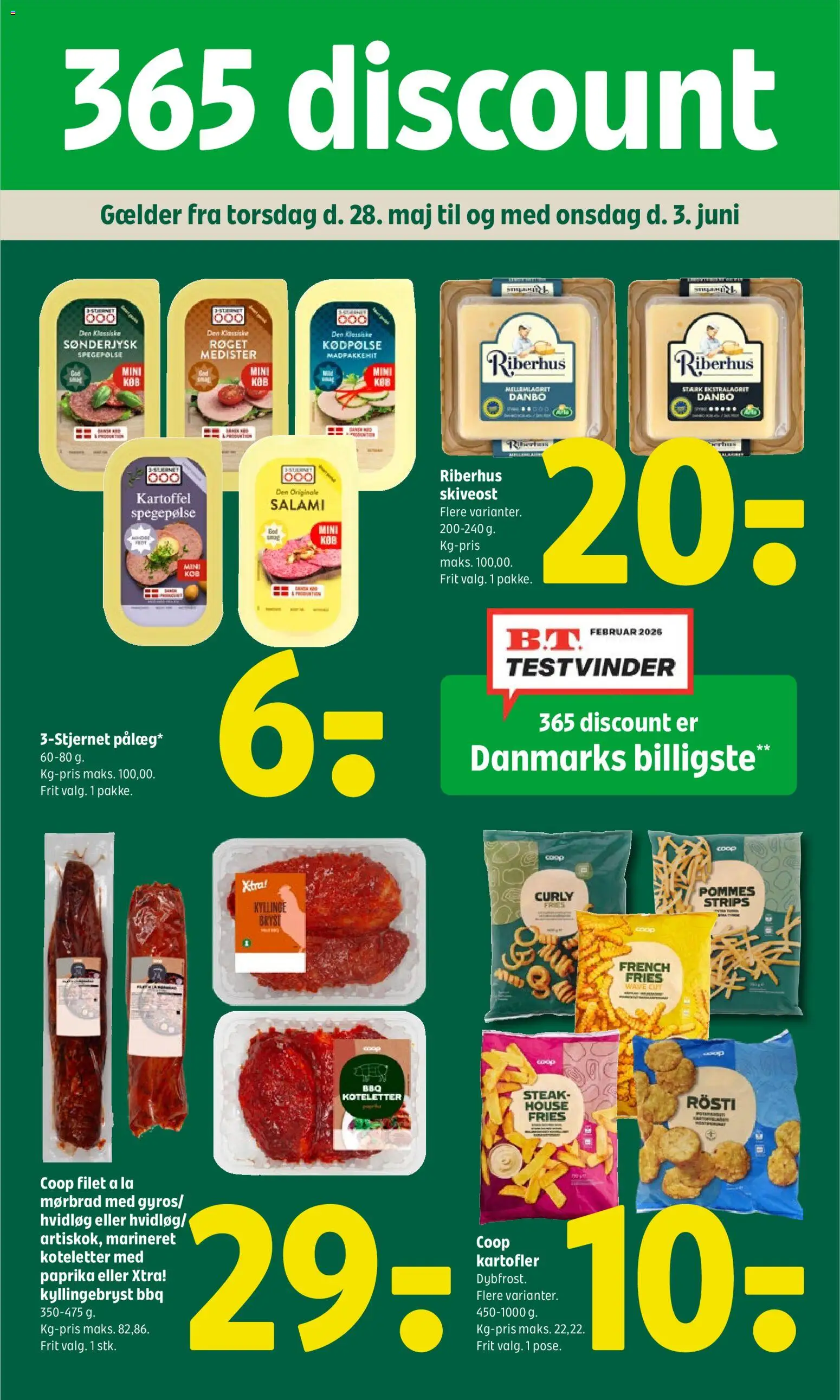 Eksempel på tilbudsavis Coop 365 - Tilbudsavis uge 22 fra butik Coop 365 gyldig fra 28/05/2026