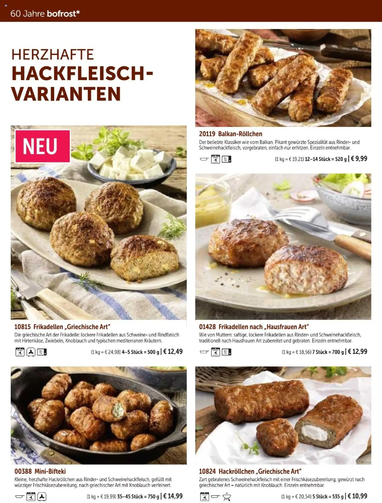 Vorschau von dem Prospekt des Geschäftes Bofrost, gültig ab dem 07.09.2026 - Hackfleisch, Knoblauch, Rindfleisch