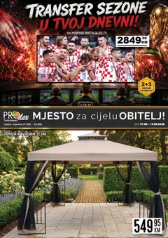 Pregled letka Prodex Katalog trgovine Prodex vrijedi od 01.06.2026