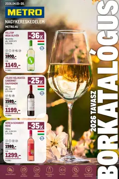 Metro - Metro Tavaszi borkatalógus 2026/04 megtekintése, amely érvényes 2026.04.01.-től