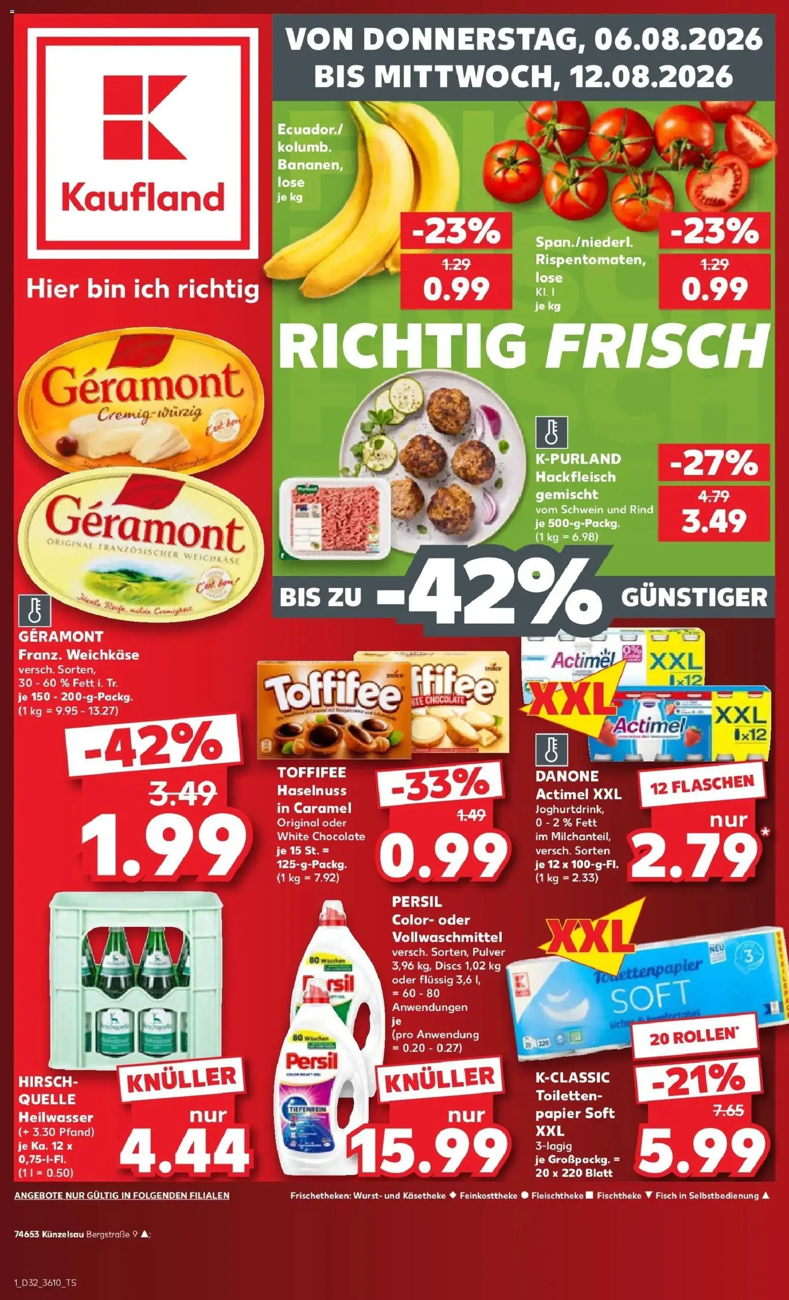 Vorschau von dem Prospekt des Geschäftes Kaufland, gültig ab dem 06.08.2026