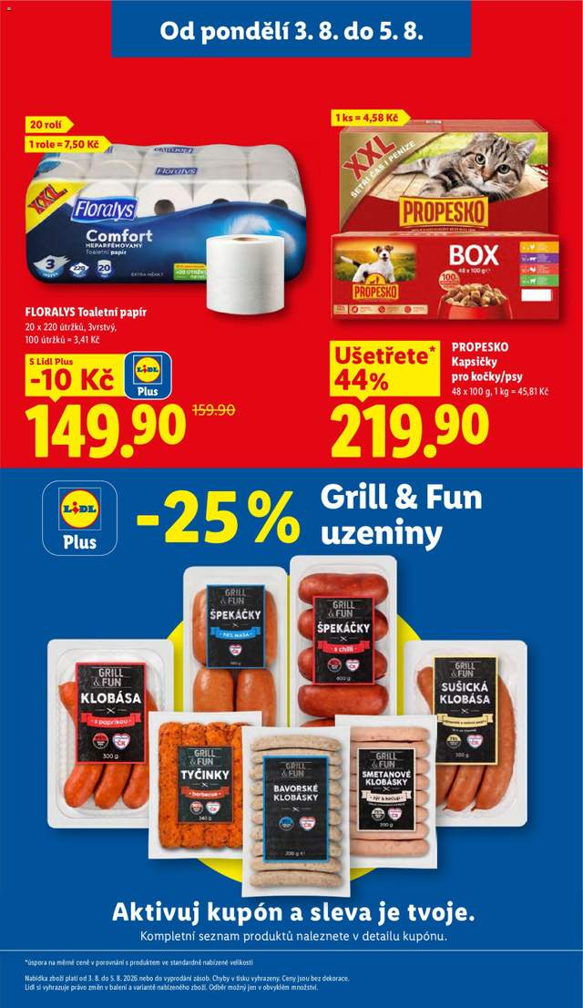 Nový Lidl leták od 03.08.
