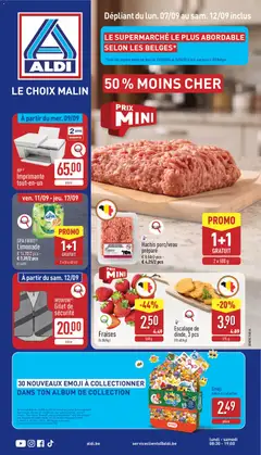 Prévisualisation de Aldi folder semaine 37 du magasin Aldi formulaire valide 07/09/2026