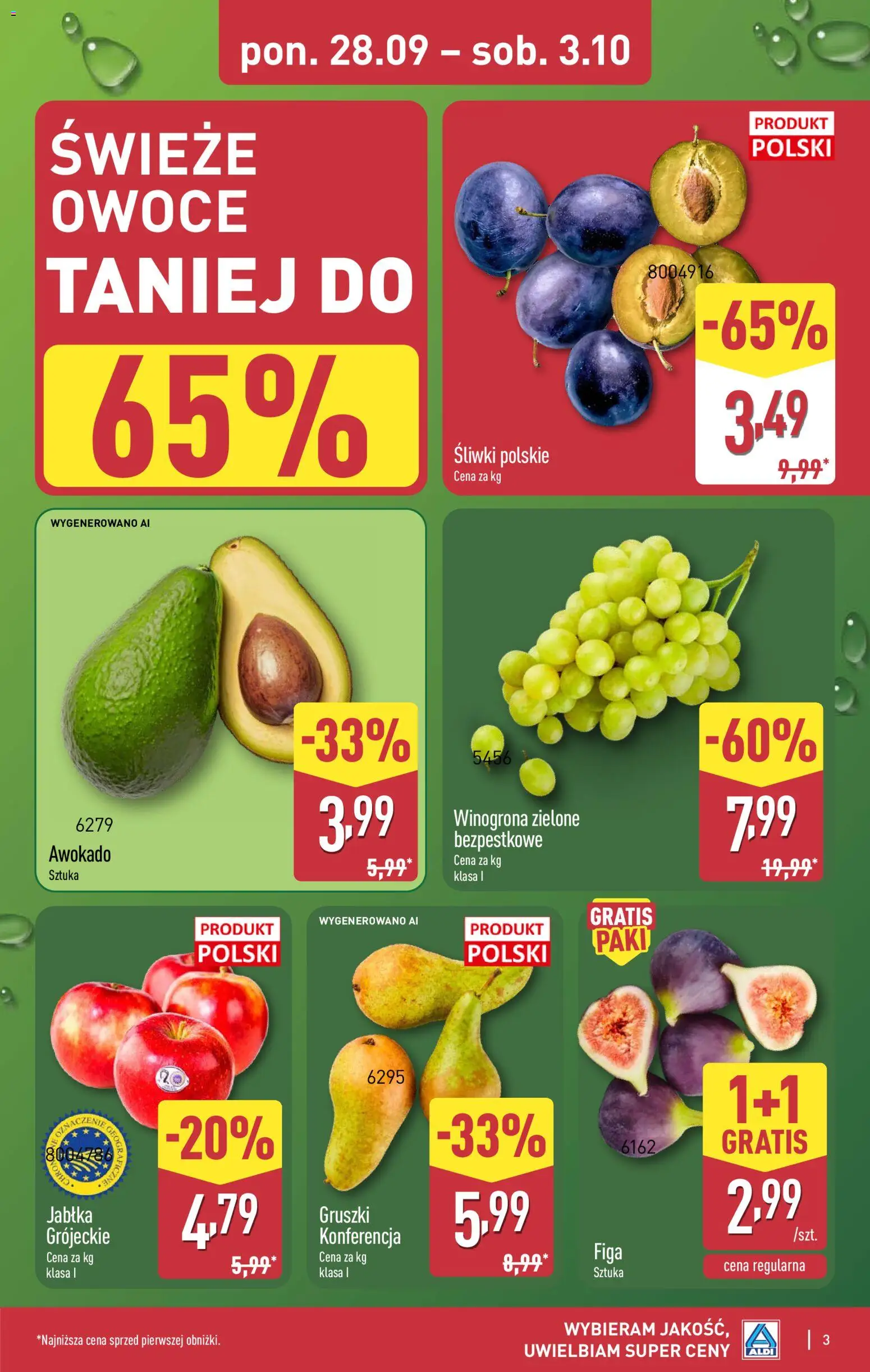 Pogląd gazetki "Aldi gazetka" ze sklepu Aldi ważnej od 28.09.2026