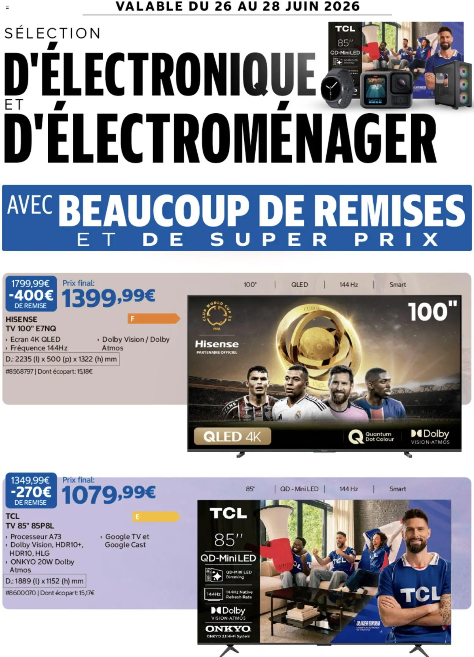 Prévisualisation de Costco Sélection d'électronique et d'électroménager du magasin Costco formulaire valide 26/06/2026 - Olivier