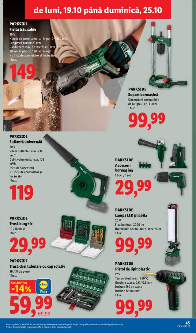 Noul catalog Lidl de la 19.10.