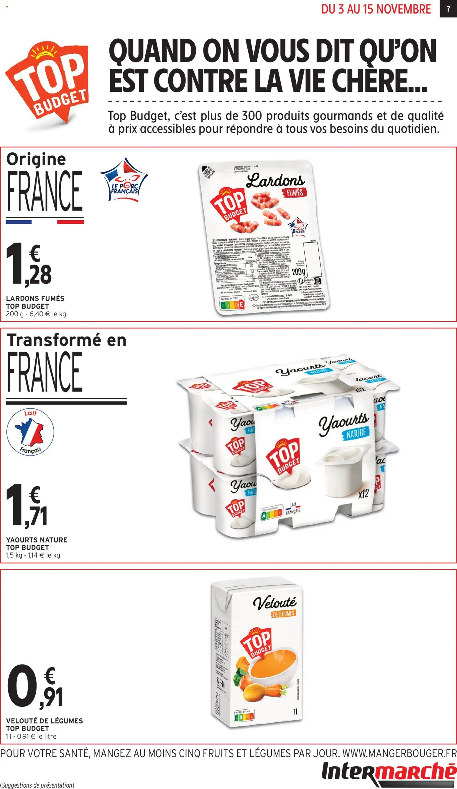 Prévisualisation de Intermarché catalogue du magasin Intermarché formulaire valide 03/11/2026