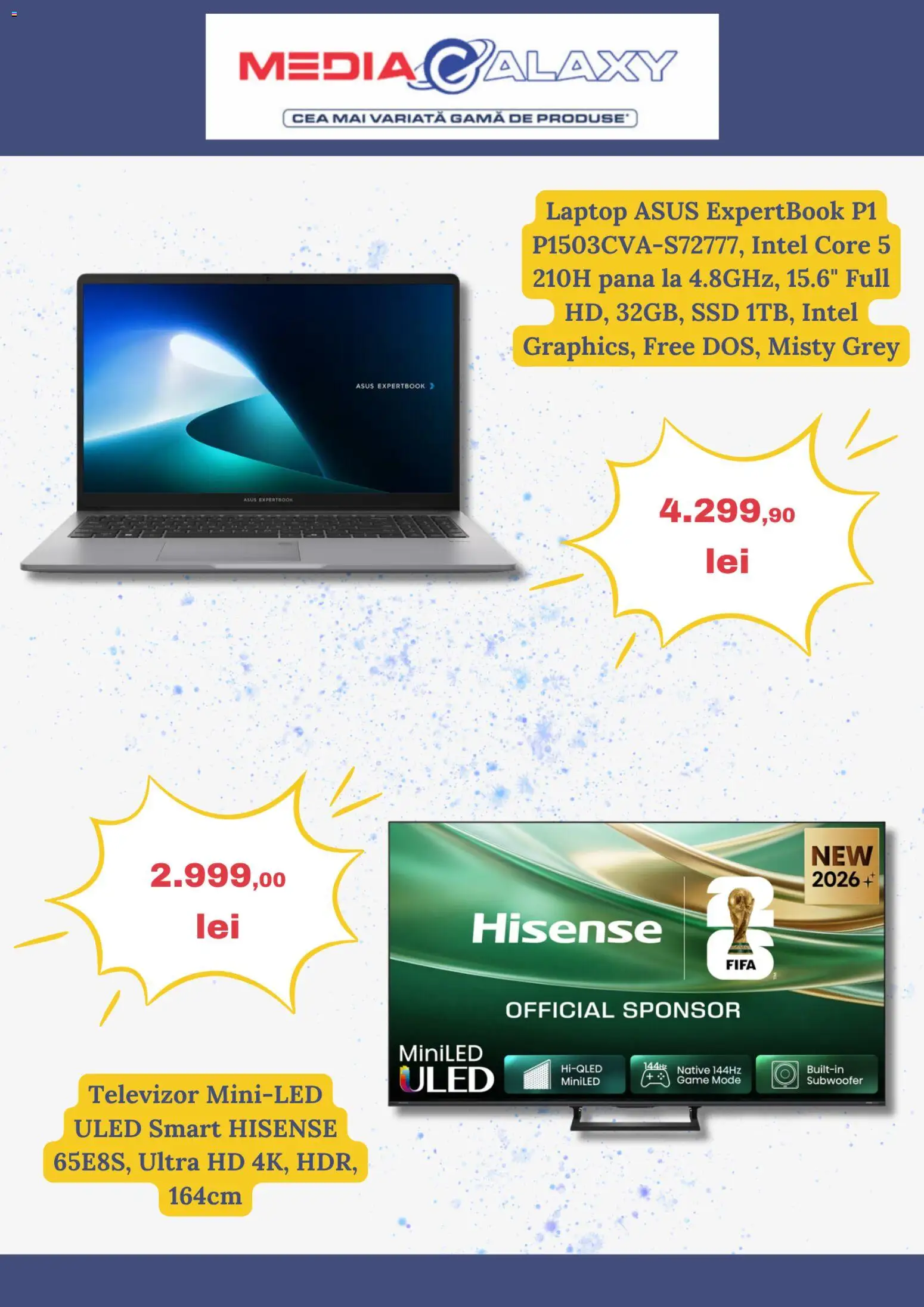 Previzualizarea de cataloage: Media Galaxy Media Galaxy Catalog valabil de la 20.08.2026
