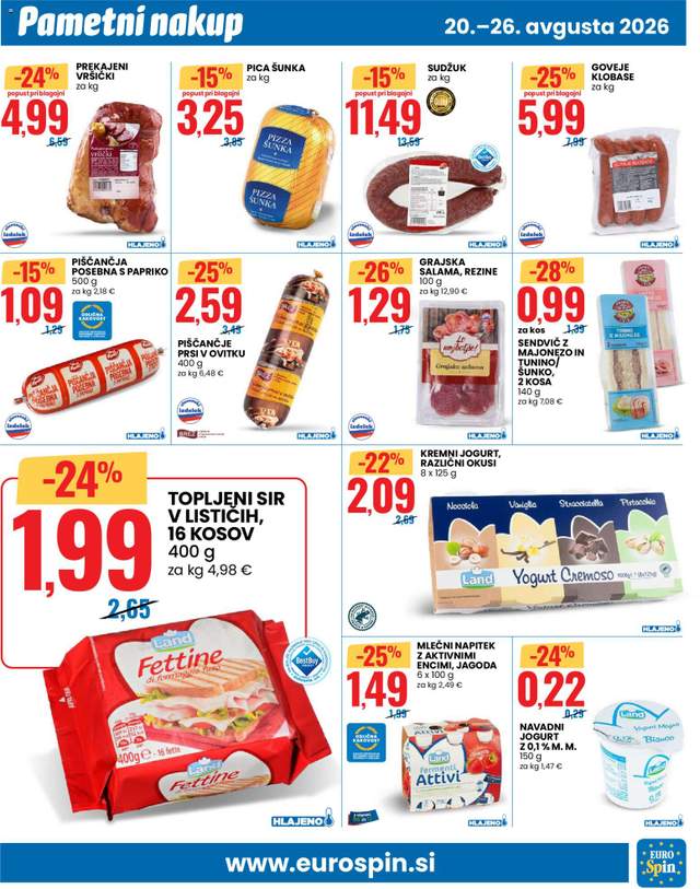 Novi Eurospin katalog od 20.08.