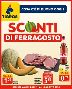 Anteprima dell'opuscolo Tigros volantino Sconti dal negozio Tigros valido da 11/08/2026