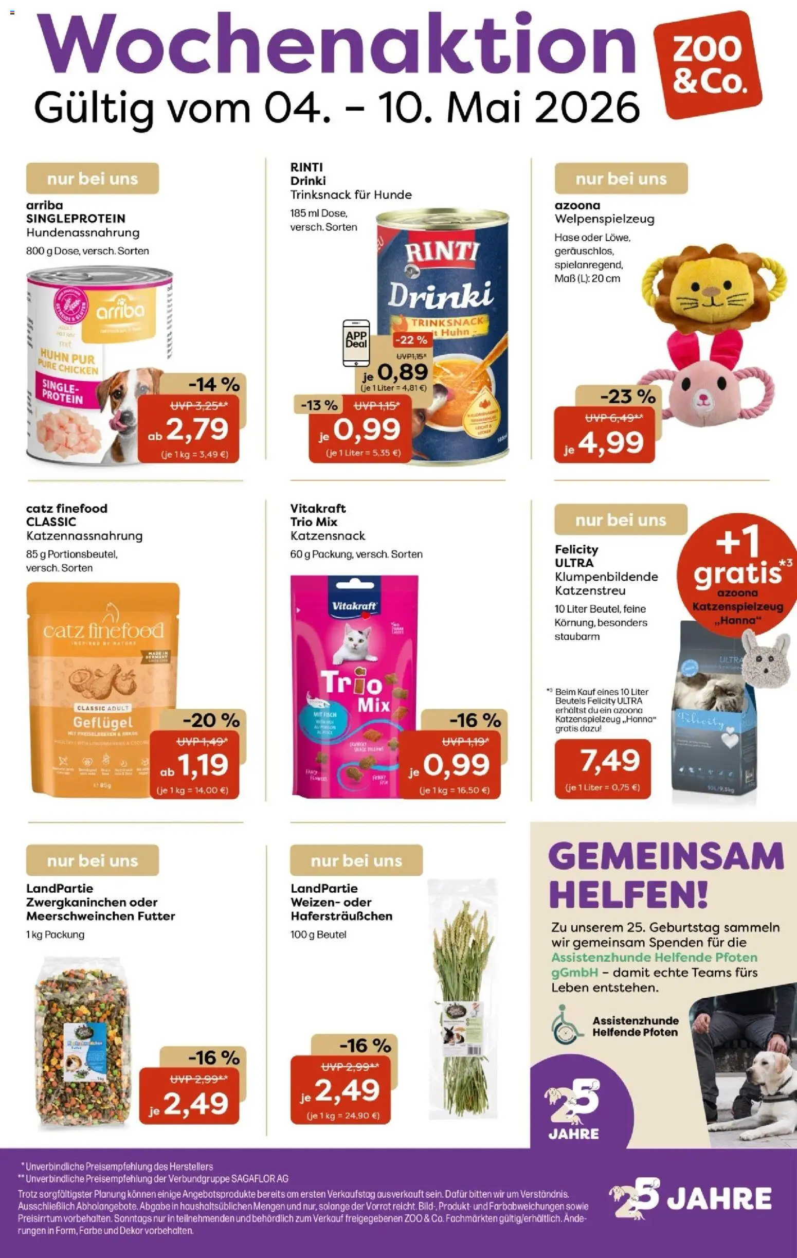 Vorschau von dem Prospekt des Geschäftes Zoo & co, gültig ab dem 04.05.2026