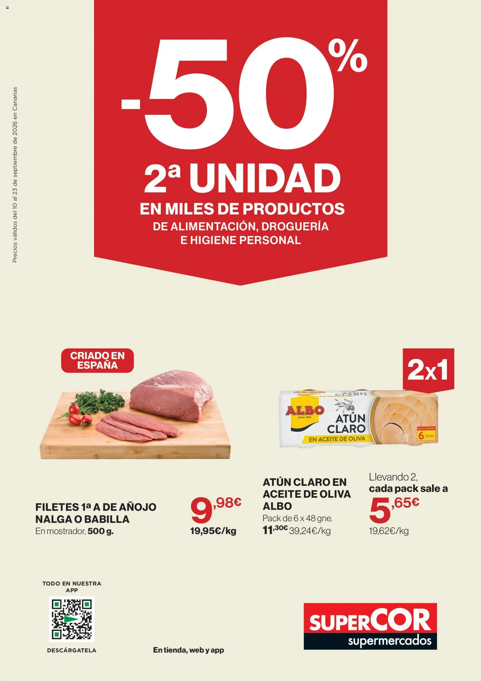 Vista previa del folleto de la tienda Supercor válido desde el 10/09/2026 