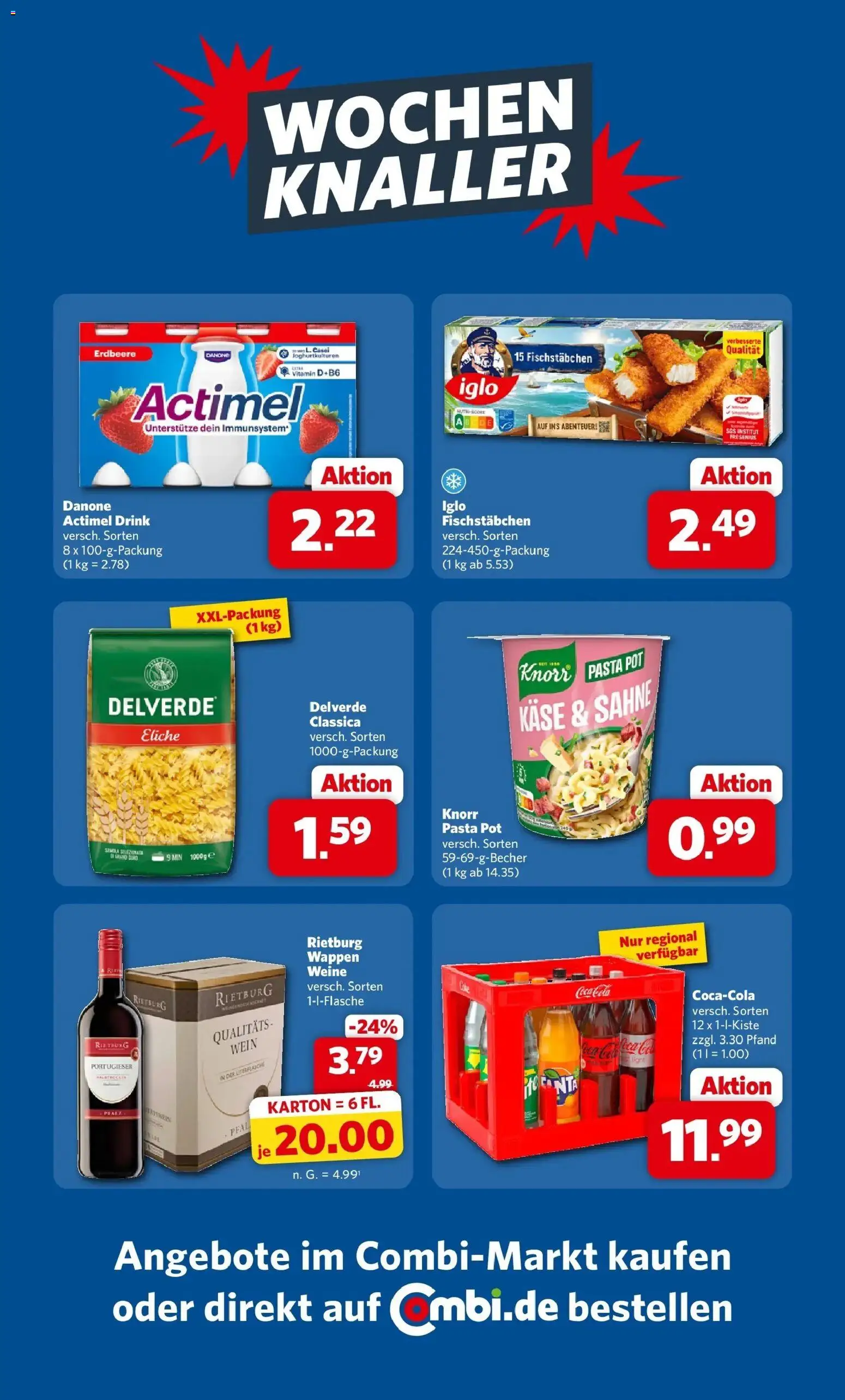 Vorschau von dem Prospekt des Geschäftes Combi, gültig ab dem 26.10.2026