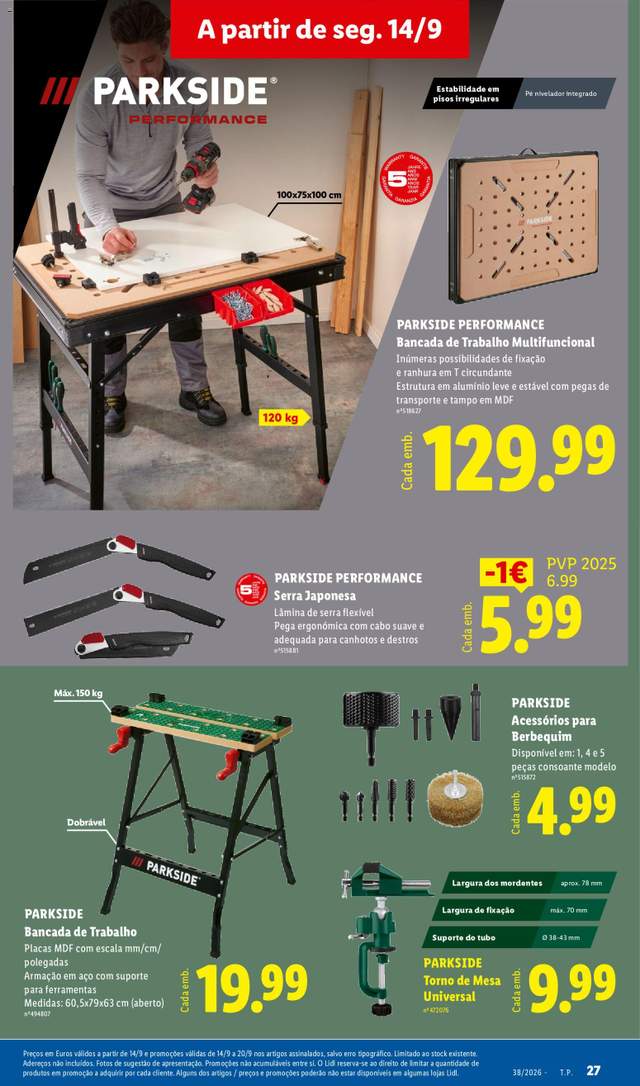 Novo folheto Lidl a partir de 14/09