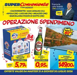 Anteprima dell'opuscolo SuperConveniente volantino Caltanissetta, San Cataldo, Avola, Lascari, Milazzo, Barcellona dal negozio SuperConveniente valido da 21/07/2026