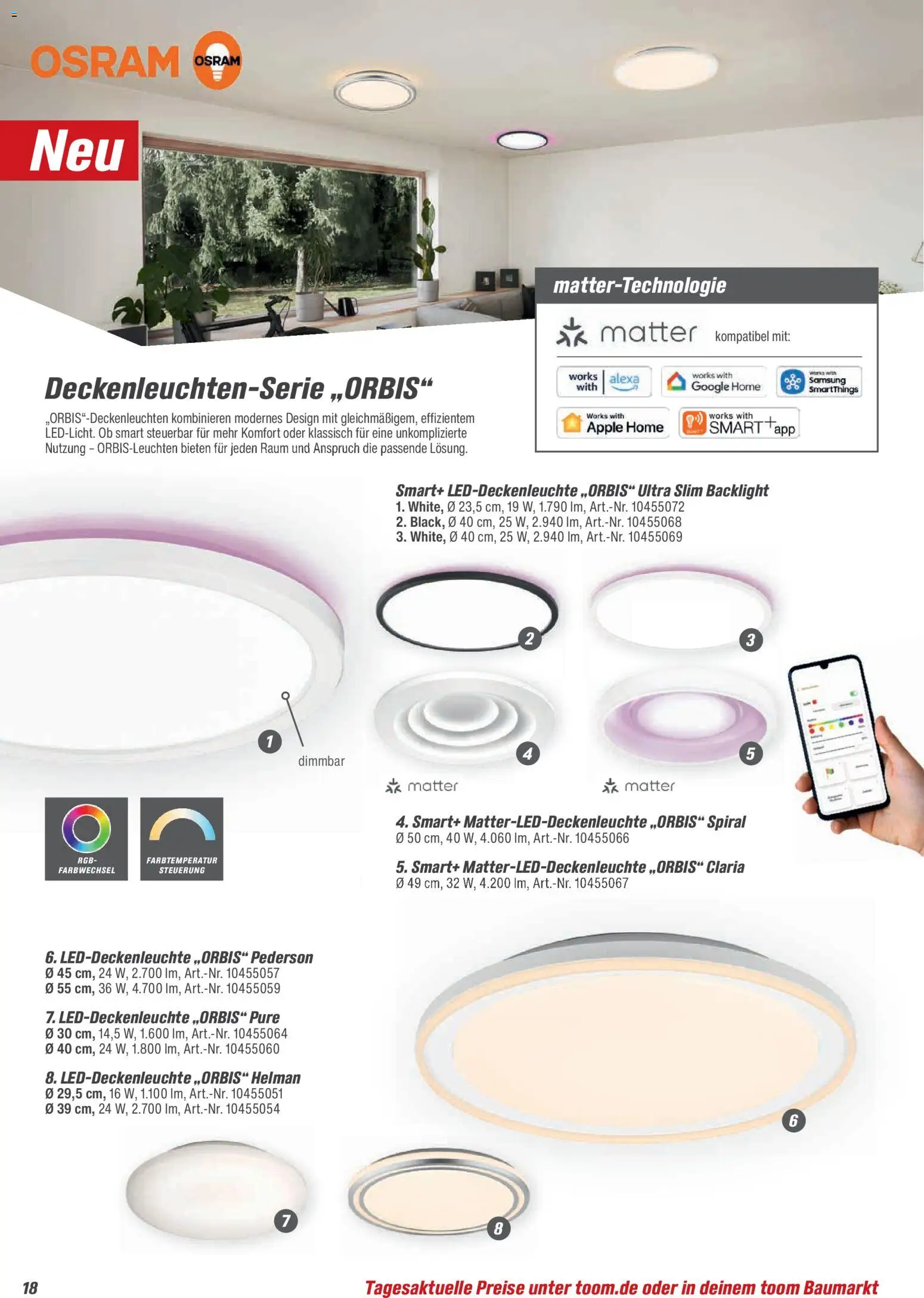 Vorschau von dem Prospekt des Geschäftes Toom Baumarkt, gültig ab dem 01.01.2026 - Apple, Samsung