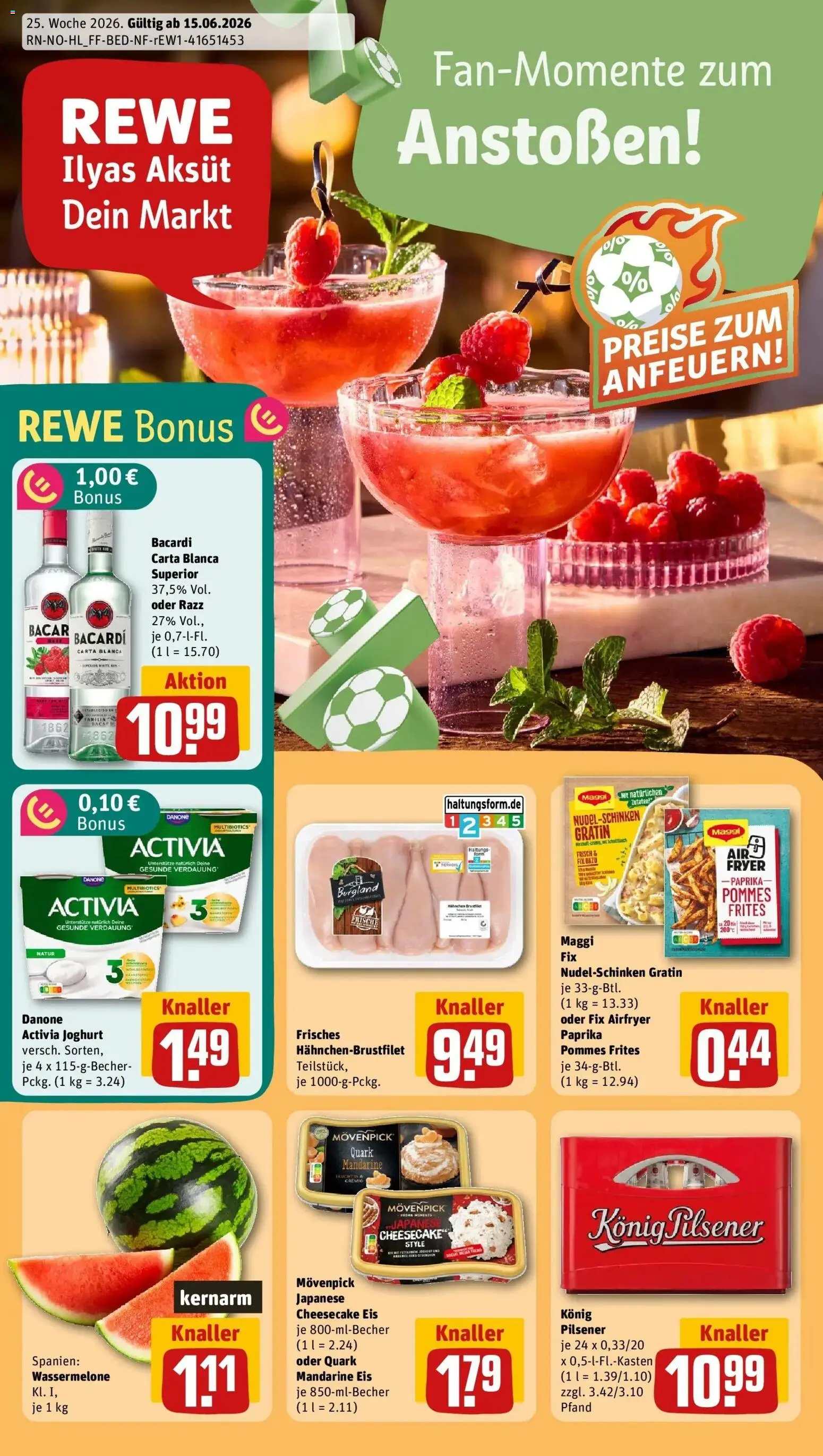 Vorschau von dem Prospekt des Geschäftes Rewe, gültig ab dem 14.06.2026