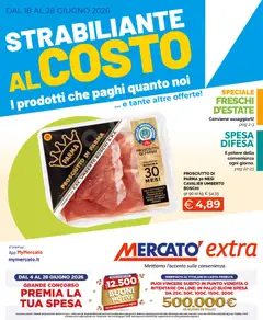 Anteprima dell'opuscolo Mercatò volantino Extra dal negozio Mercatò valido da 18/06/2026