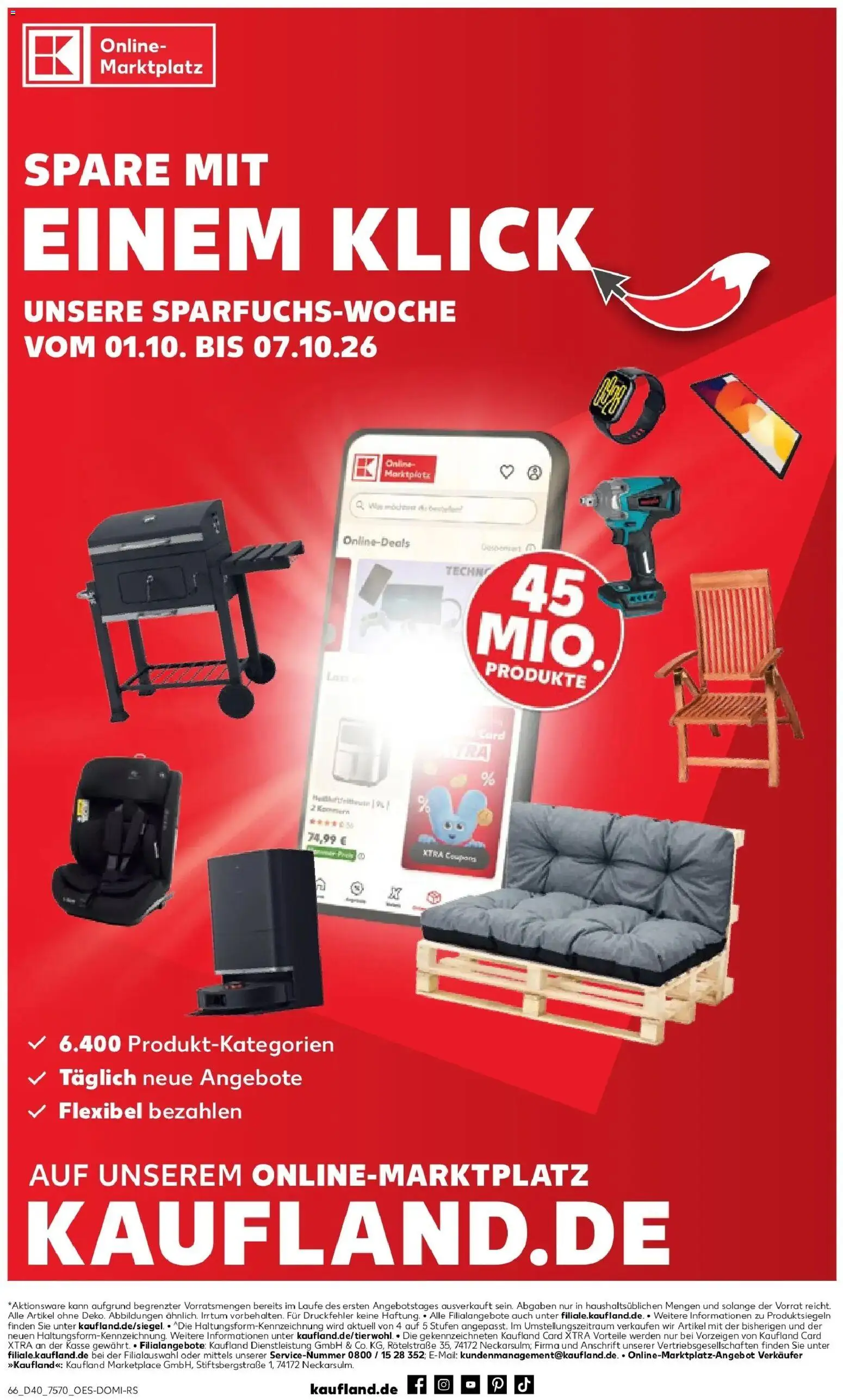 Vorschau von dem Prospekt des Geschäftes Kaufland, gültig ab dem 01.10.2026