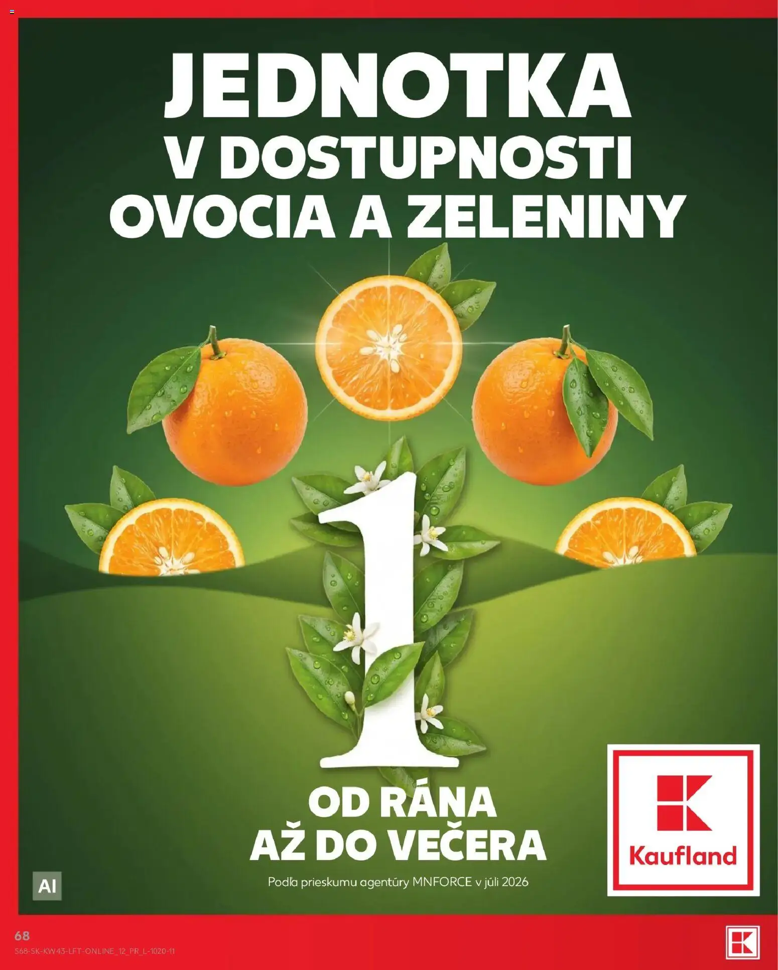 Náhľad Kaufland letáku platného od 22.10.2026