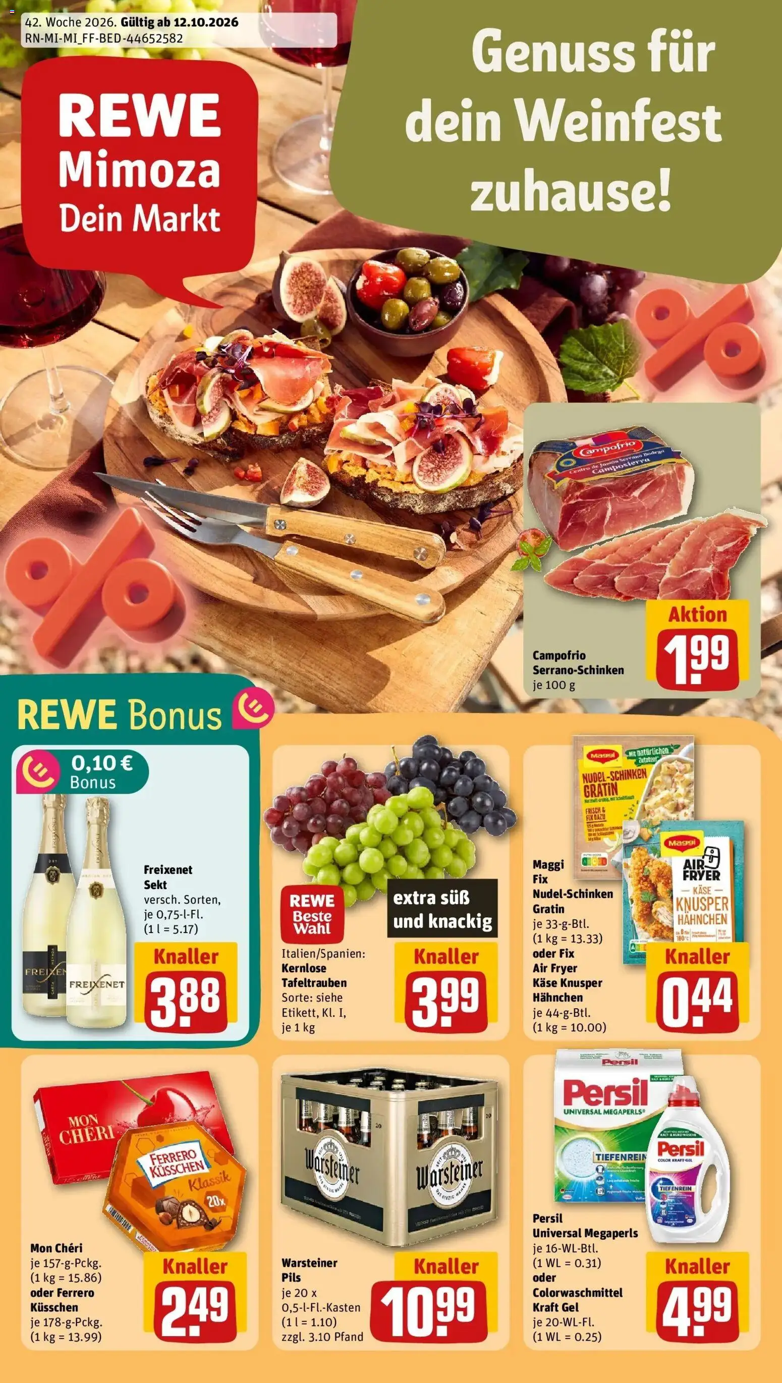 Vorschau von dem Prospekt des Geschäftes Rewe, gültig ab dem 12.10.2026
