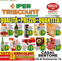 Anteprima dell'opuscolo Ipertriscount volantino Casal Bertone dal negozio Ipertriscount valido da 20/05/2026