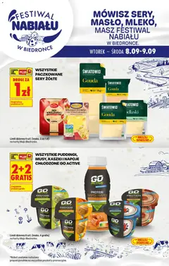 Pogląd gazetki "Biedronka gazetka - Festiwal nabiału" ze sklepu Biedronka ważnej od 08.09.2026