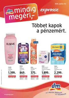 DM Drogerie Markt - DM Drogerie Markt akciós újság megtekintése, amely érvényes 2026.06.18.-től
