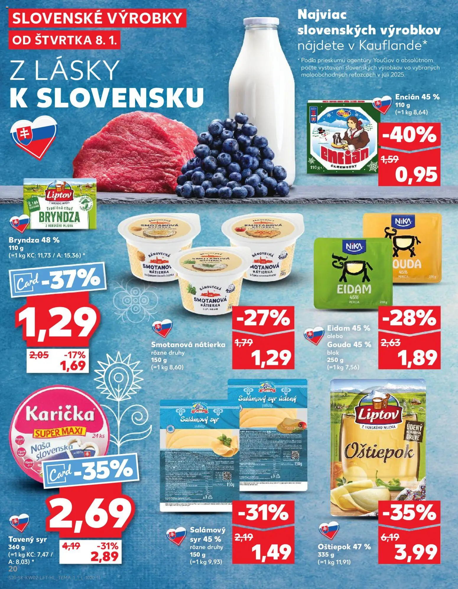 Náhľad Kaufland letáku platného od 08.01.2026