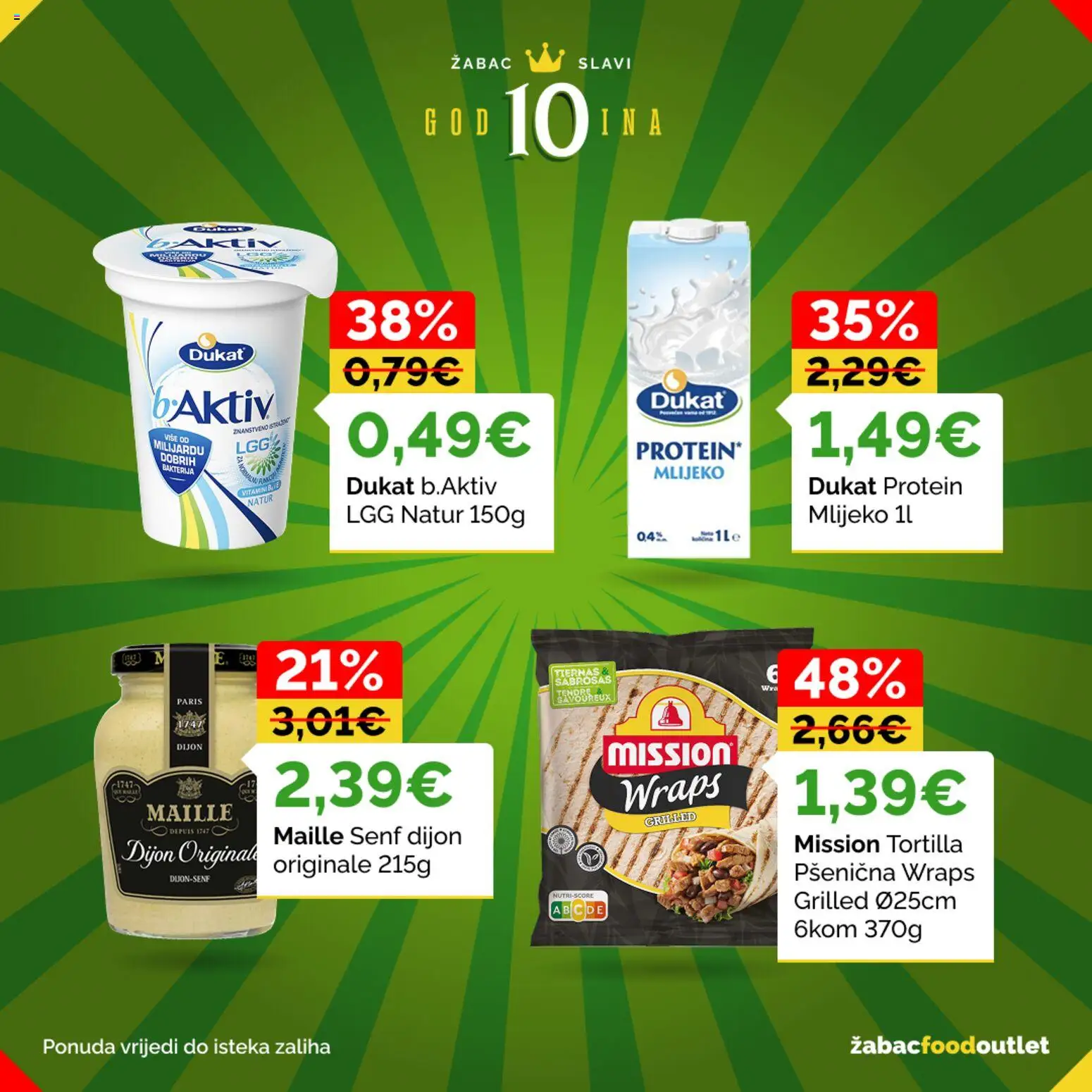Pregled letka Žabac Katalog trgovine Žabac vrijedi od 22.09.2026