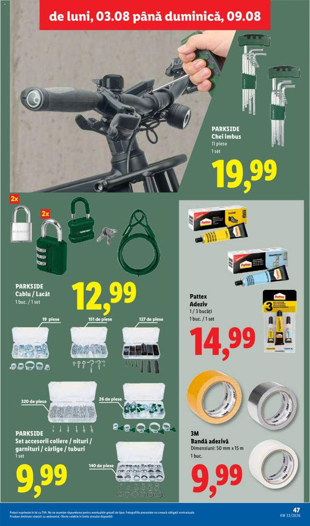 Noul catalog Lidl de la 03.08.