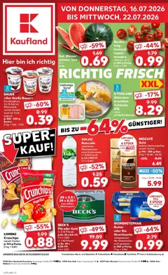 Vorschau von dem Prospekt des Geschäftes Kaufland, gültig ab dem 16.07.2026