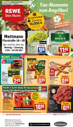 Vorschau von dem Prospekt des Geschäftes Rewe, gültig ab dem 08.06.2026