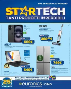 Anteprima dell'opuscolo Euronics volantino dal negozio Euronics valido da 21/05/2026