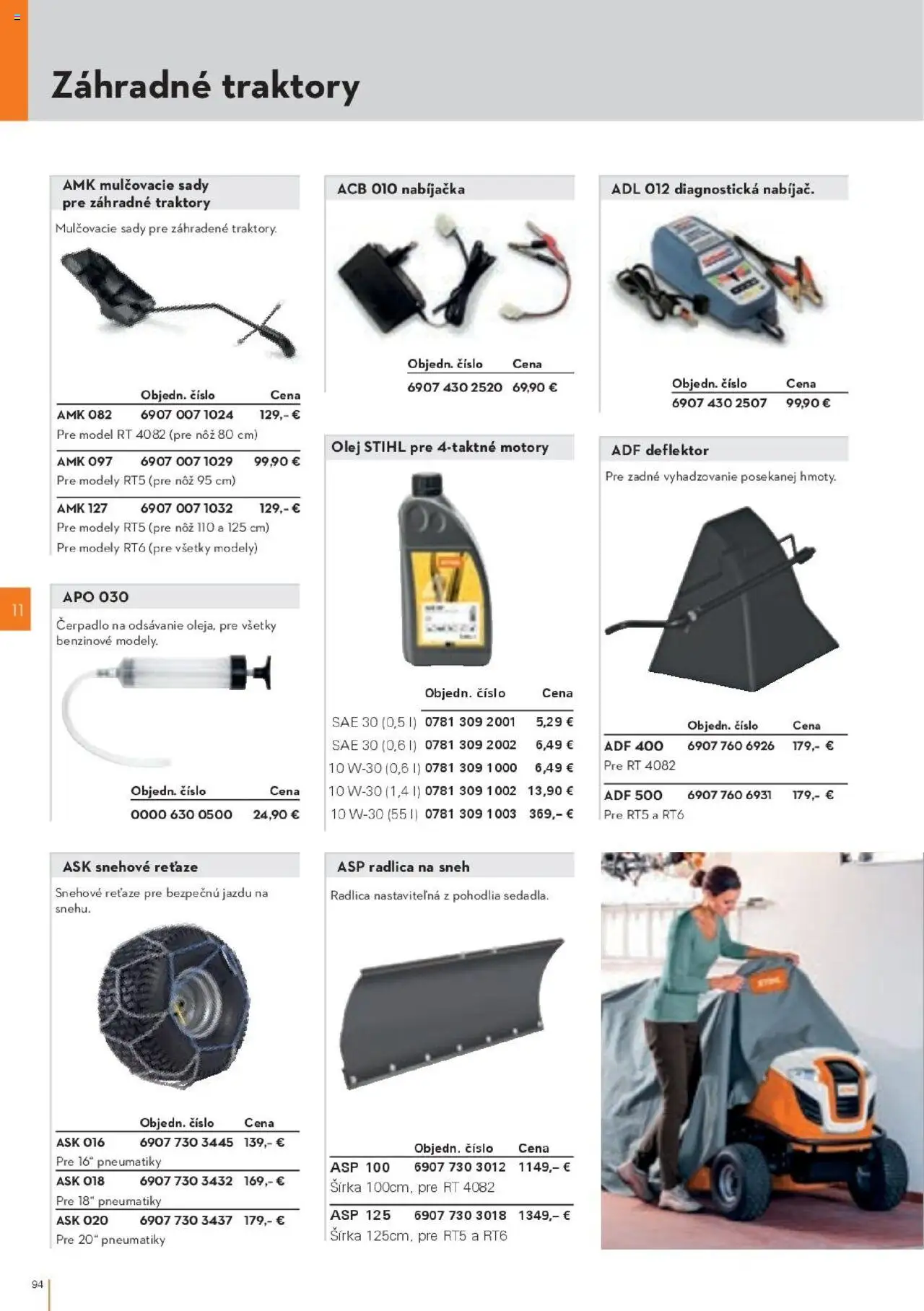 Náhľad STIHL letáku platného od 29.09.2025 - Olej, Čerpadlo, Nabíjačka