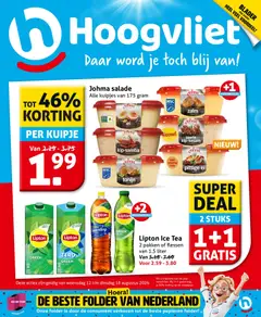 Voorbeeld van Hoogvliet folder van winkel Hoogvliet geldig vanaf 12-08-2026