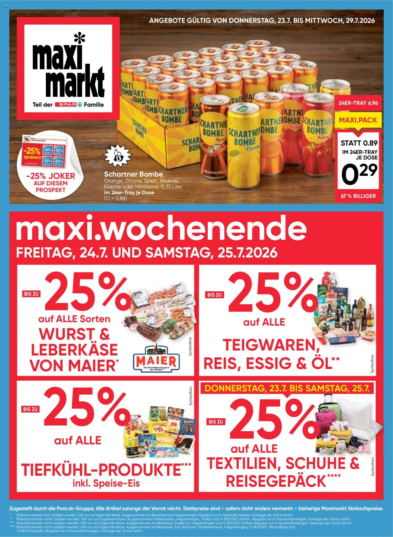 Vorschau der Angebote: Maximarkt Maximarkt Flugblatt gültig ab 23.07.2026