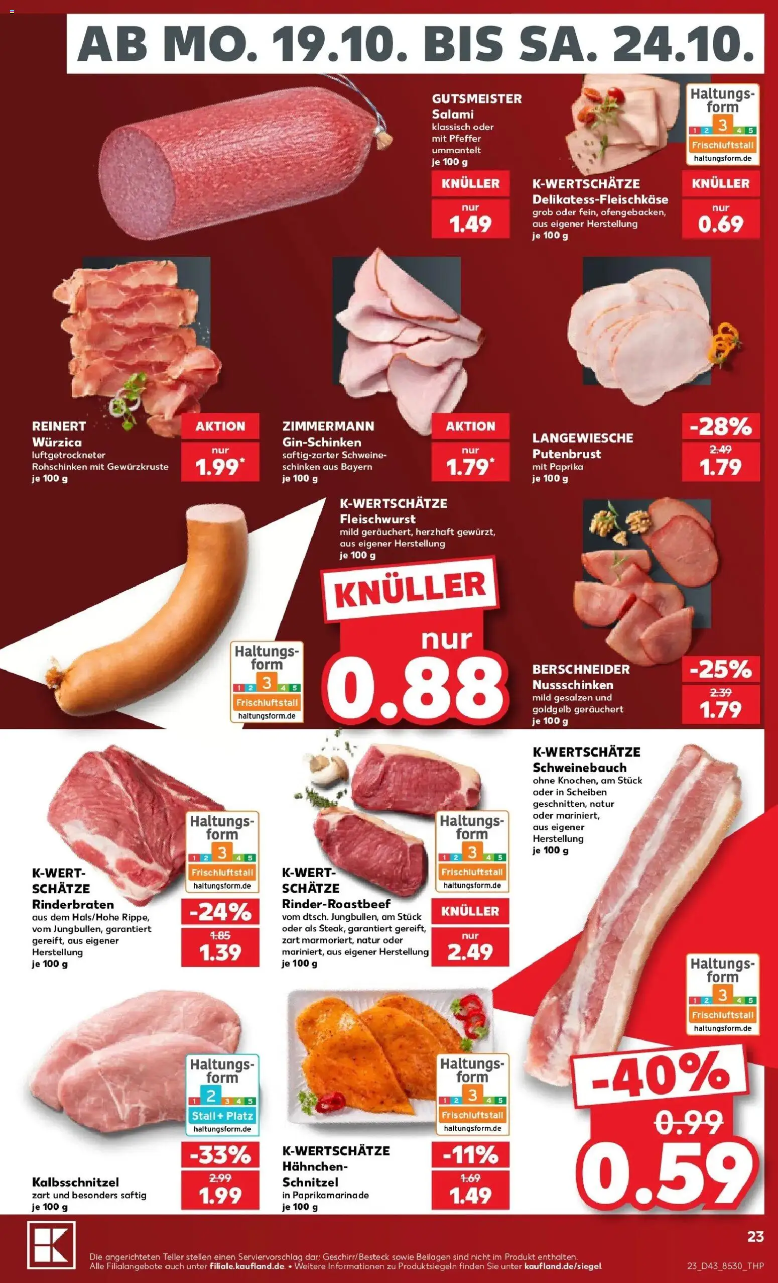 Vorschau von dem Prospekt des Geschäftes Kaufland, gültig ab dem 19.10.2026